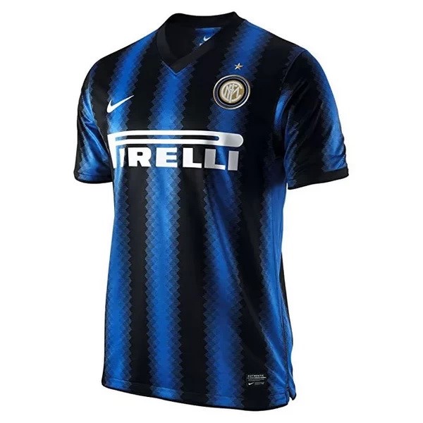 Camiseta Inter De Milán Replica Primera Ropa Retro 2010 2011 Azul